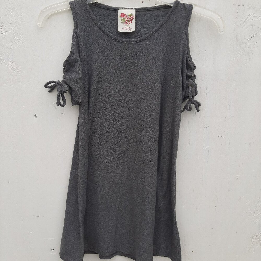 Kiddo by Katie Girls' Cold Shoulder T-shirt Dress Size 10